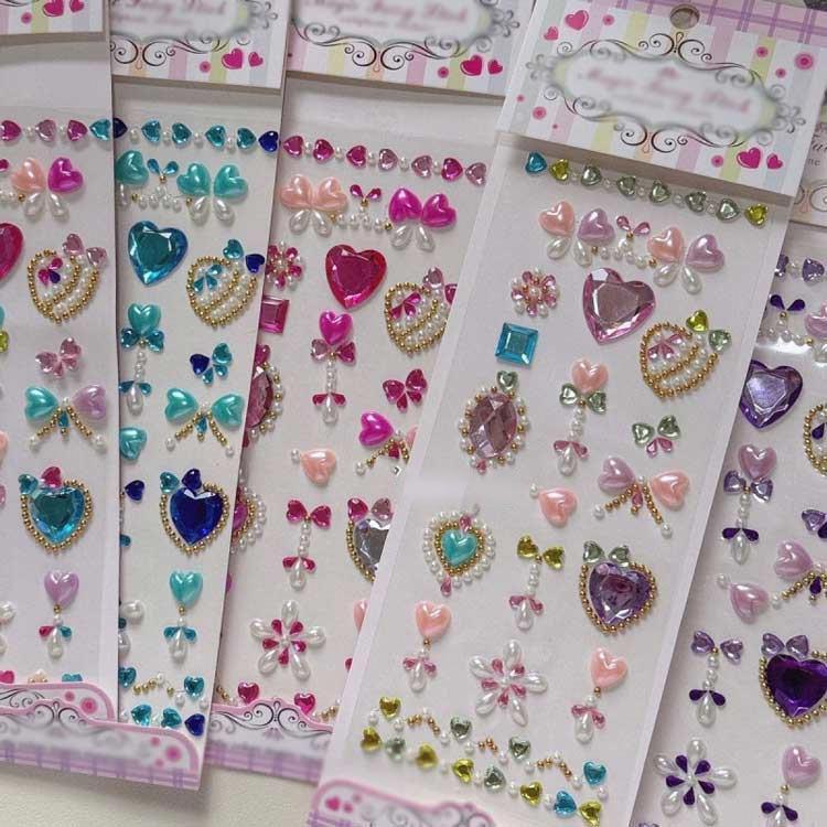 ボンボンドロップシール 立体シール 立体 ぷくぷくシール つやつや