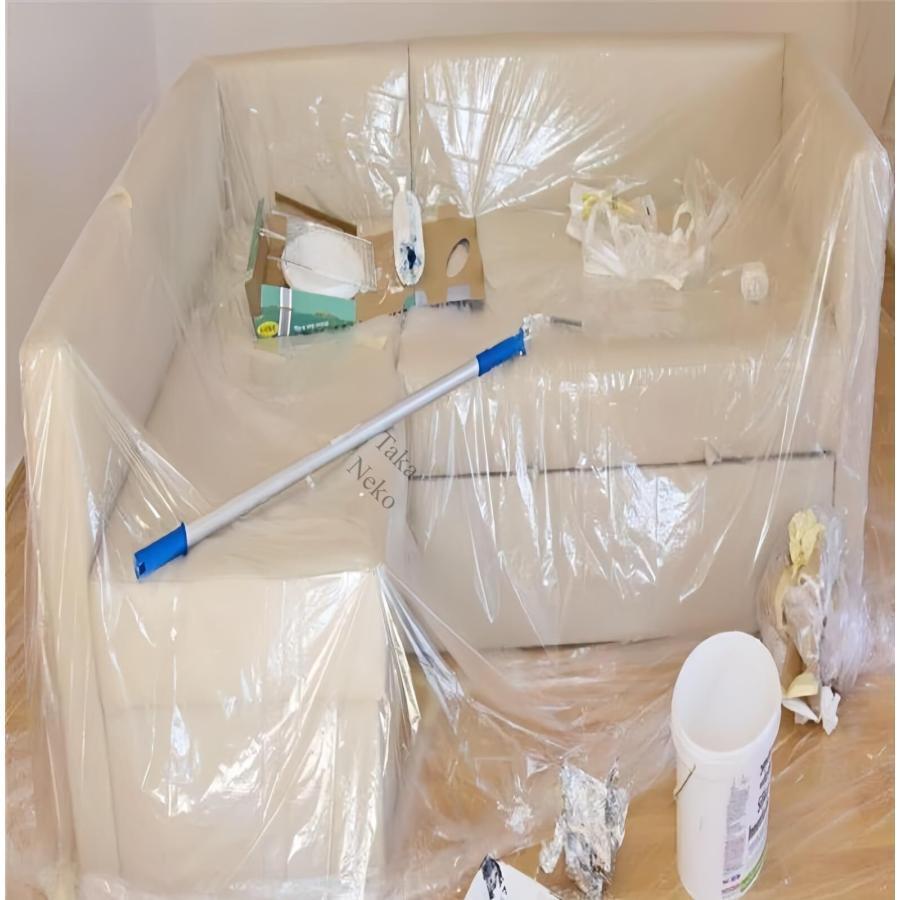 透明プラスチックフィルム 屋根用ビニールハウス替えシート 天幕 PE 