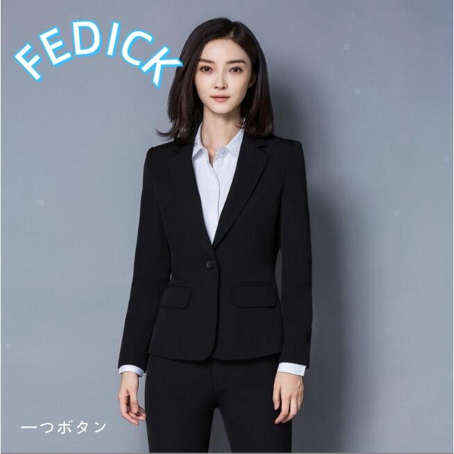スーツ レディース??つボタン 二つボタン ビジネススーツ リクルートスーツ セット フォーマル ビジネス 通勤 OL |  | 04