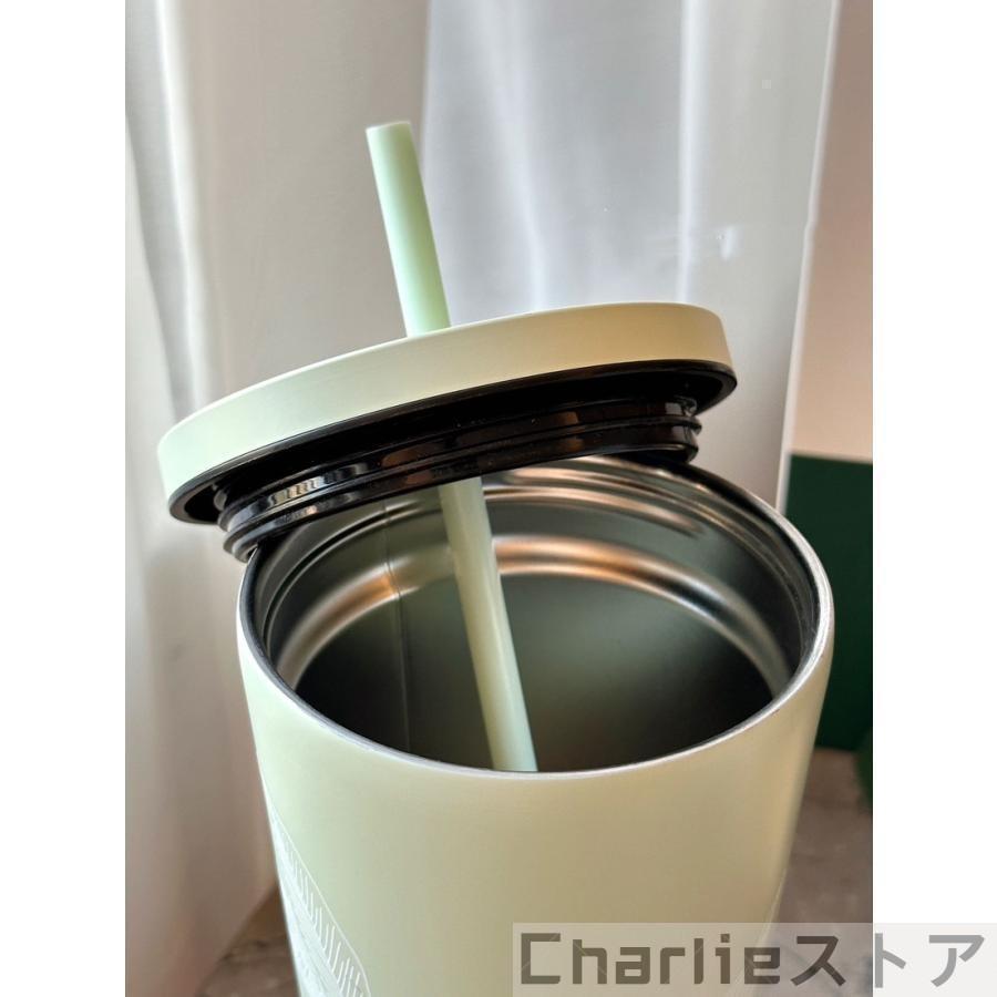 タンブラー ステンレスカップ コップ ストロー スタバ 保温 保冷 おしゃれ 海外 新品 大容量 500ml | ブランド登録なし | 01