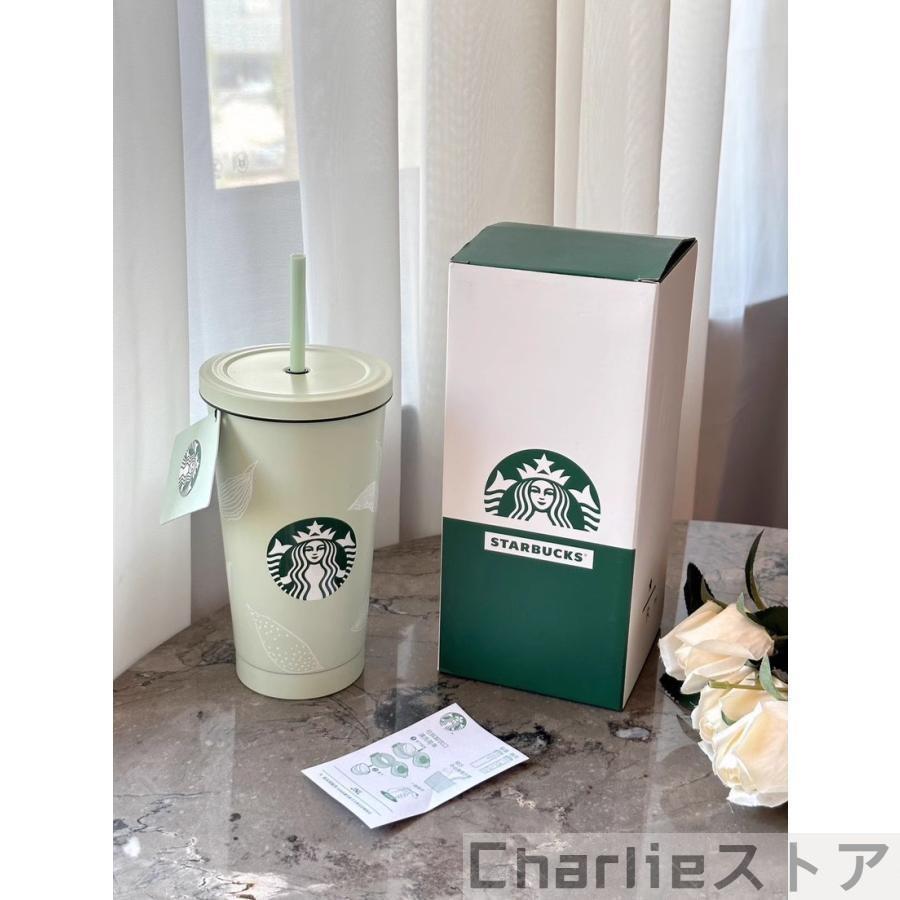 タンブラー ステンレスカップ コップ ストロー スタバ 保温 保冷 おしゃれ 海外 新品 大容量 500ml | ブランド登録なし | 02