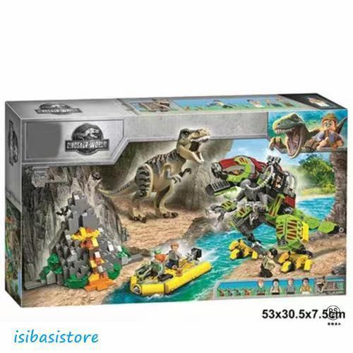 レゴブロック LEGO ジュラシック?ワールド T-レックス vs. メカきょう