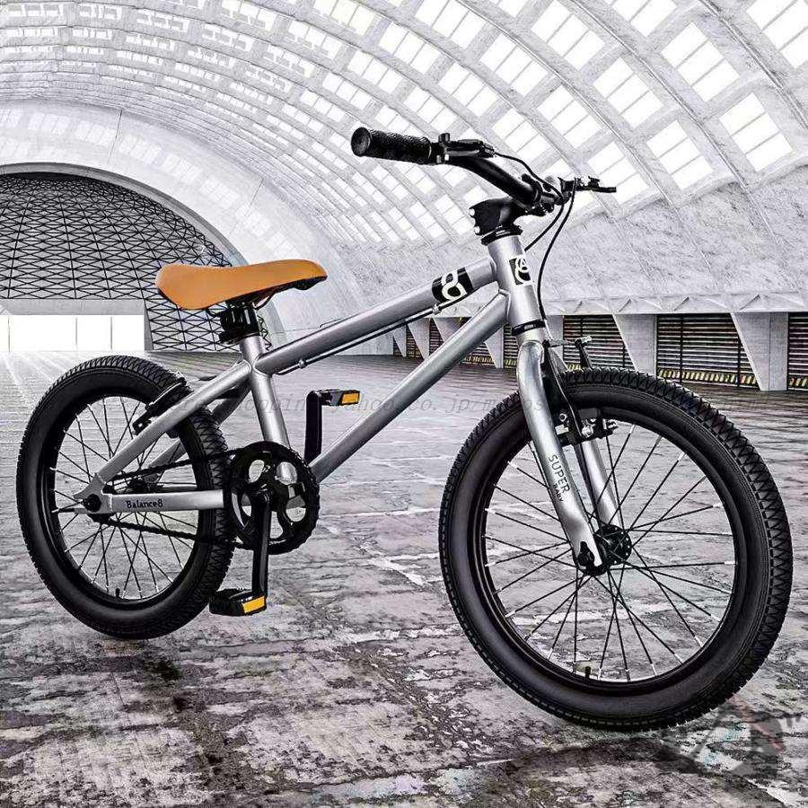 子供用自転車 自転車 16インチ/20インチ マウンテンバイク クロスバイク 幼児自転車 キッズバイク初心者に最適 高炭素鋼フレーム 前後V字型リアブレーキの画像