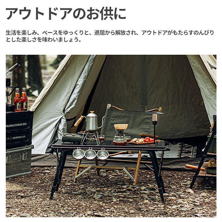 組立不要IGTテーブル 折り畳み 収納袋付き アウトドアテーブル