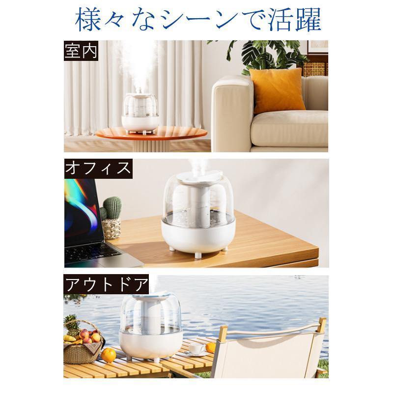 加湿器 超音波式 4L大容量 省エネ 加湿機 卓上 乾燥対策 上部給水 空気