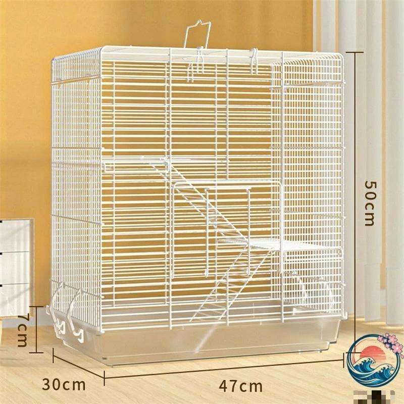大型 3 階建て モモンガ ケージ リス シマリス デグー ハムスター