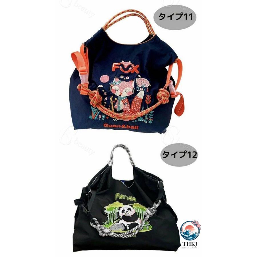 【handmade】ビッグトート&丸型エコバッグのセット ボールアンドチェーンバッグ エコバッグ オリジナル ショッピング