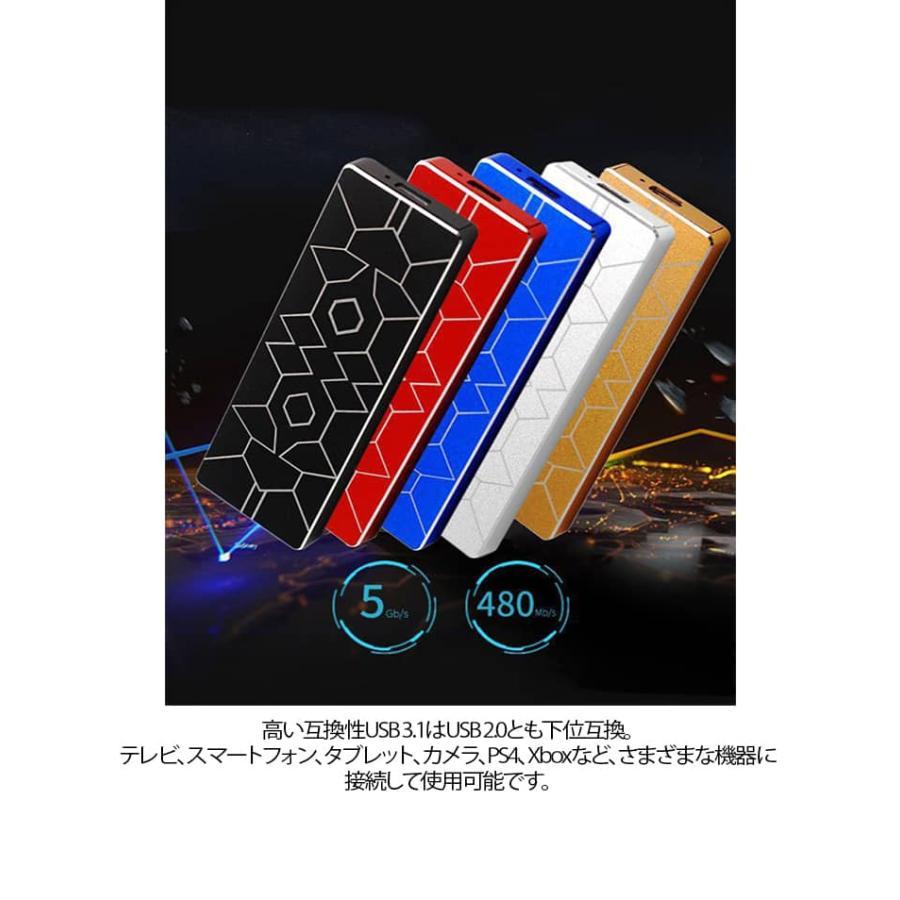 ポータブルSSD 2TB 4TB 1TB 500GB 外付けSSD 外付けハードディスク