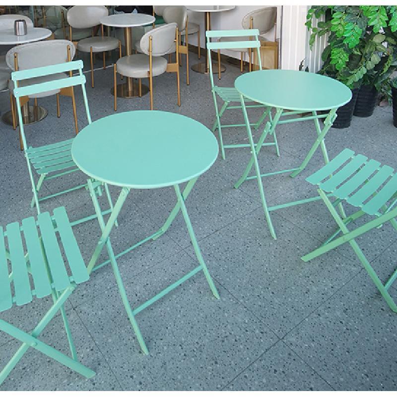 ガーデンテーブルセット アイアン 雨に強い 完成品 チェア3点セット