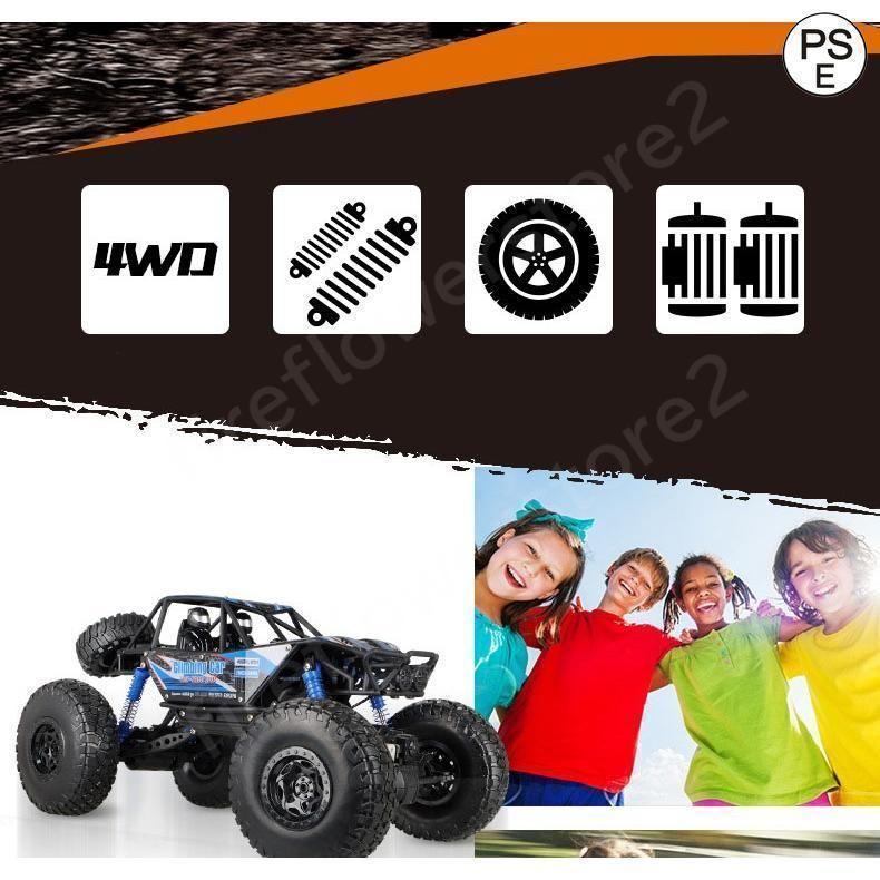 オフロード ラジコンカー リモコン RCカー 4WD 2.4Ghz長距離 防震器