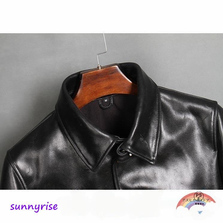 馬革　ホースハイド　ブレーキマンジャケット　カーコート Amazon | [N++A] BOMU 馬革 ホースハイド 30's ワークコートメンズ