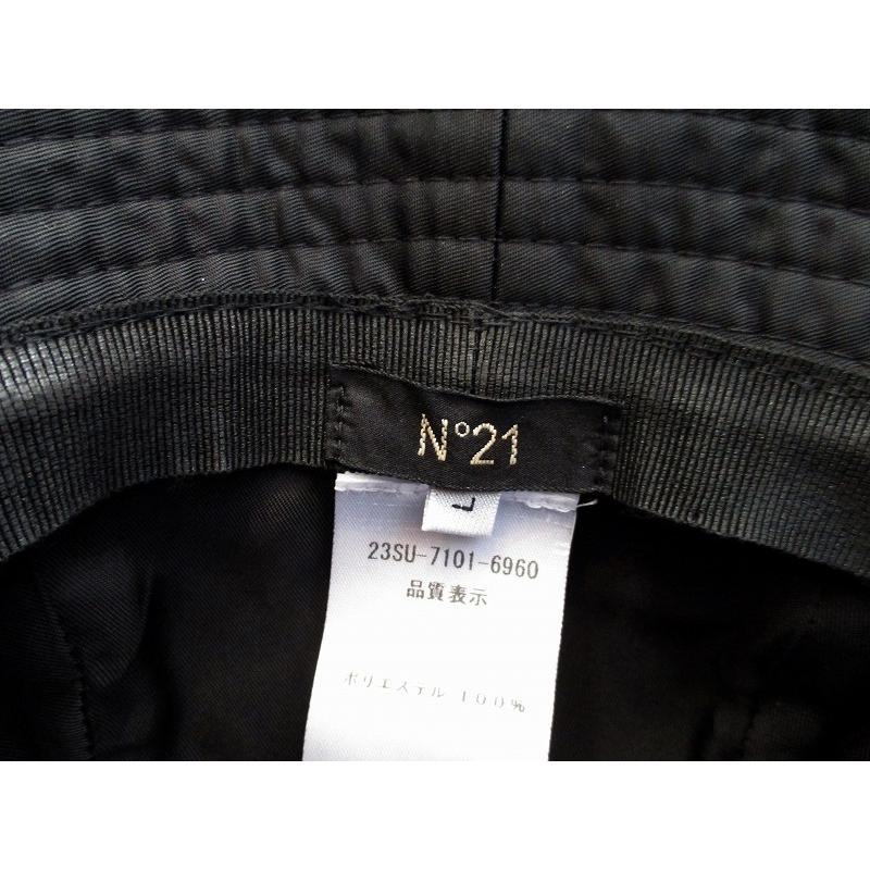 ヌメロヴェントゥーノ N°21 ユニセックス メトロハット UNISEX HAT ブラック 黒 | N°21 | 06