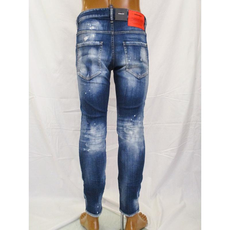 DSQUARED2/Skater Jeanデニム ディースクエアード S74LB1456 MEDIUM WORN OUT BOOTY WASH