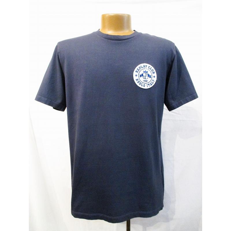 リプレイ REPLAY メンズ Tシャツ MEN'S T-SHIRT ブルー M L 半袖 | REPLAY | 03