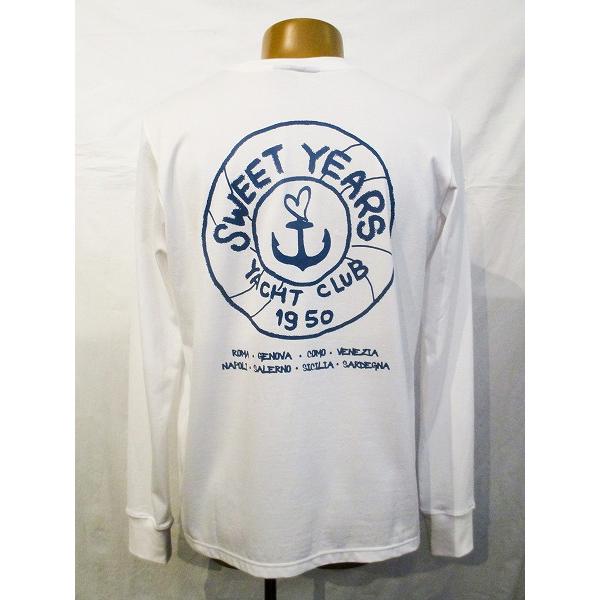 スウィートイヤーズ SWEET YEARS メンズ ロングスリーブTシャツ MEN'S LONG SLEEVES T-SHIRT ホワイト ネイビー M L XL 長袖 | SWEET YEARS | 08