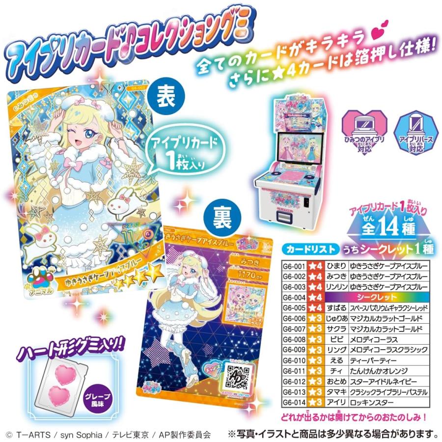 ひみつのアイプリ アイプリカード コレクショングミ 6（20個入）BOX | タカラトミーアーツ | 02