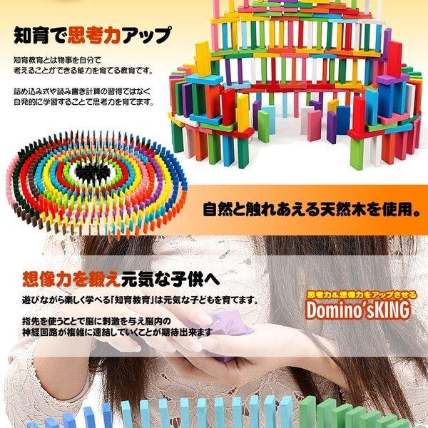 ドミノキング 120個 ドミノ倒し ギミック セット 木製 カラフル 知育 出産祝い お誕生日 子供 ホビー おもちゃ おしゃれ DOMINOKING|feel-one|03
