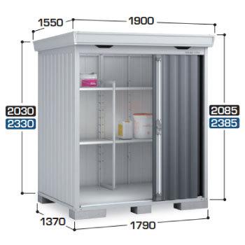 【関東エリア限定】イナバ物置フォルタ FS-1814S：スタンダード（一般型）[G-1912]｜feel-so-nice-230｜02