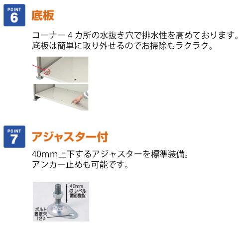 ヨドコウ・ダストピットUタイプ DPUB-500（500L ゴミ袋11個 5世帯用