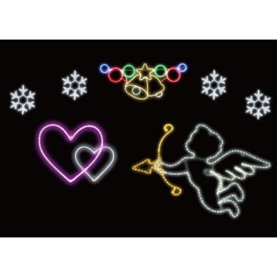 エンジェル L2DM266/2Dモチーフ イルミネーション/LEDチューブライト