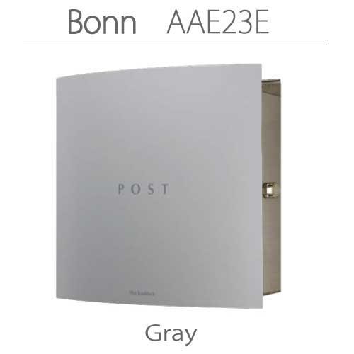 ドイツ製マックスノブロック・壁掛型ポスト・ボン-グレー[P-313]【郵便 