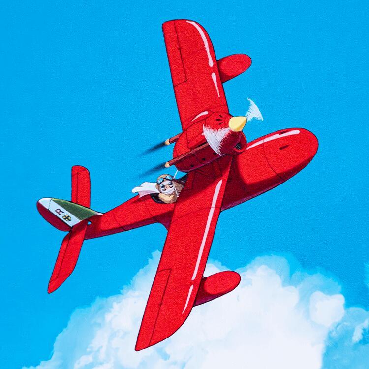 紅の豚　スタジオジブリ　ジーナの賭け ジブリ美術館限定 オリジナル 壁窓 「ジーナの賭け」 紅の豚