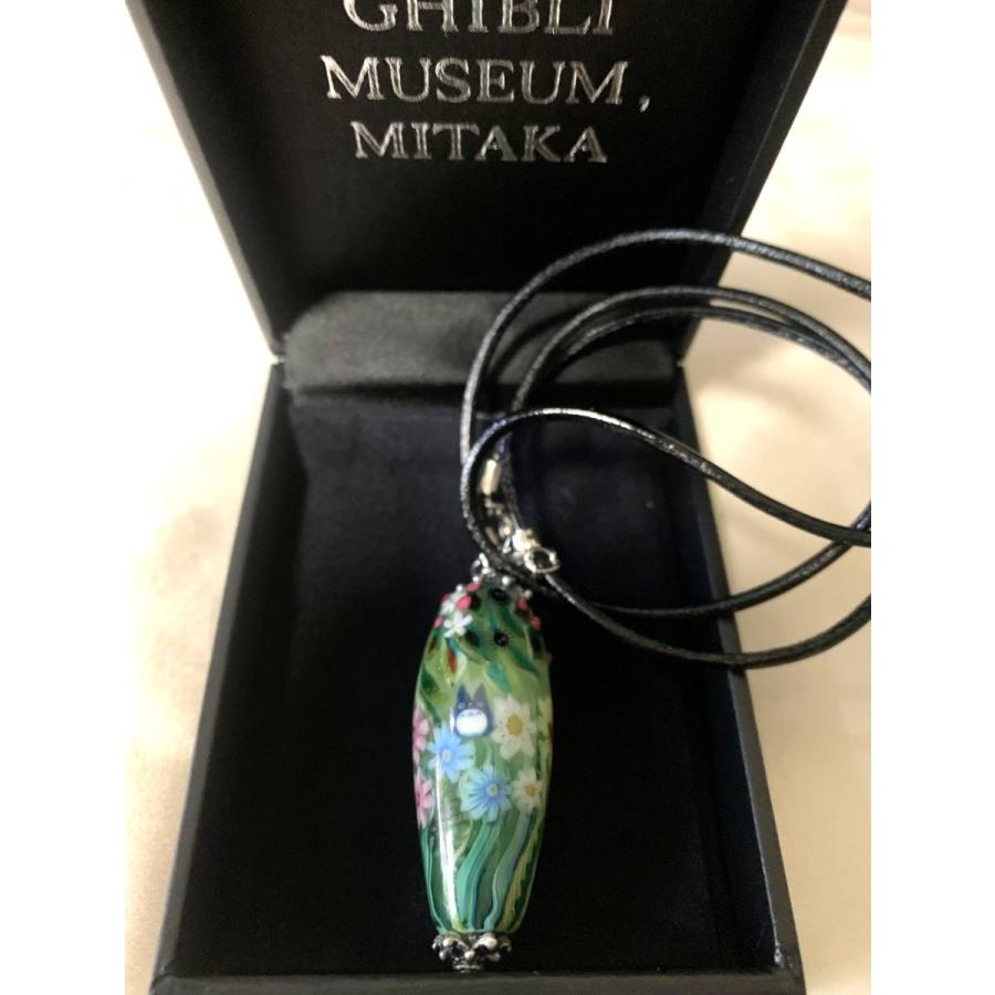 ジブリ美術館限定 となりのトトロ トンボ玉ネックレス(縦 ジブリ美術館限定 となりのトトロ トンボ玉ネックレス(縦