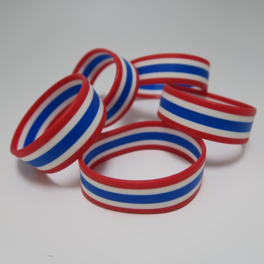 タイナショナルカラー　ラバーブレスレット（ワイド） | 