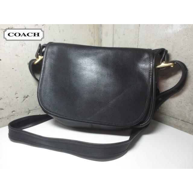 COACH 【中古】COACH/コーチ 本革 レザー ショルダーバッグ 黒 COACH 【中古】COACH/コーチ 本革 レザー ショルダーバッグ 黒