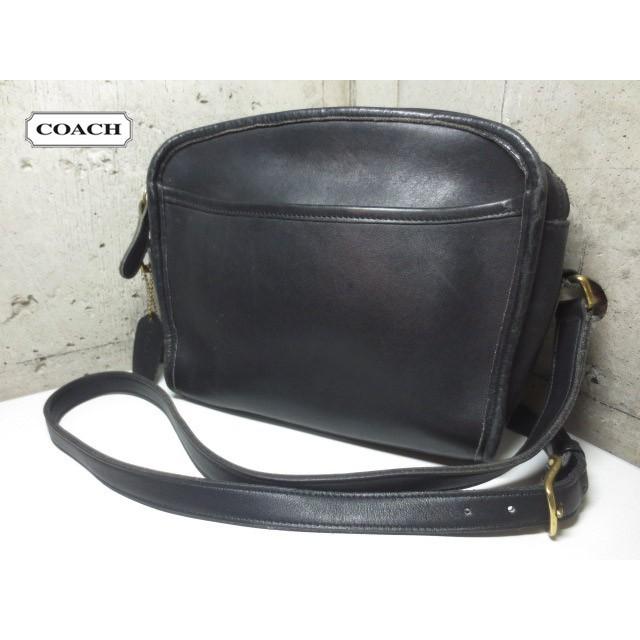 【中古】COACH/コーチ 本革 レザー ショルダーバッグ 黒 No.A9P-9087【COACHクラシック】【OLD COACH】【オールドコーチ】｜feeling-mellow