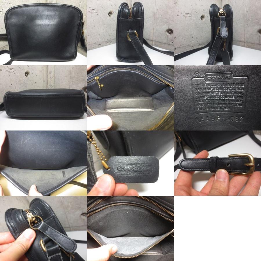 COACH 【中古】COACH/コーチ 本革 レザー ショルダーバッグ 黒 COACH 【中古】COACH/コーチ 本革 レザー ショルダーバッグ 黒
