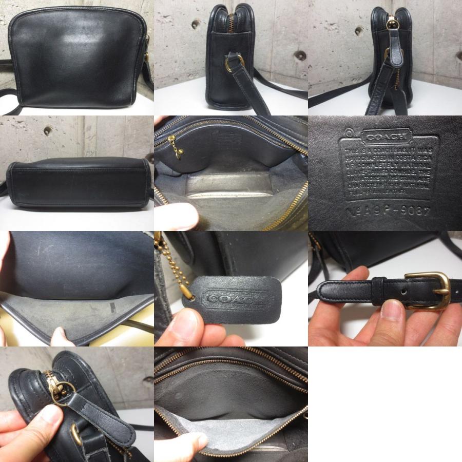 【中古】COACH/コーチ 本革 レザー ショルダーバッグ 黒 No.A9P-9087【COACHクラシック】【OLD COACH】【オールドコーチ】｜feeling-mellow｜02