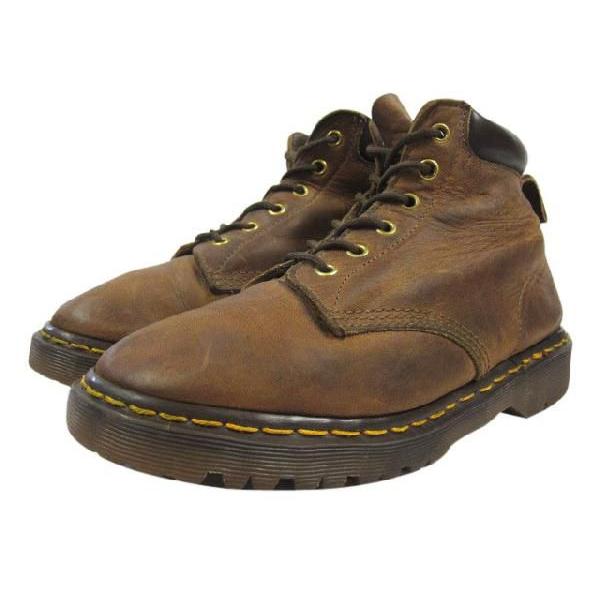 中古Dr.Marten/ドクターマーチン 6ホール レザー ブーツ 茶 ENGLAND製 UK 6 古着 mellow｜feeling-mellow