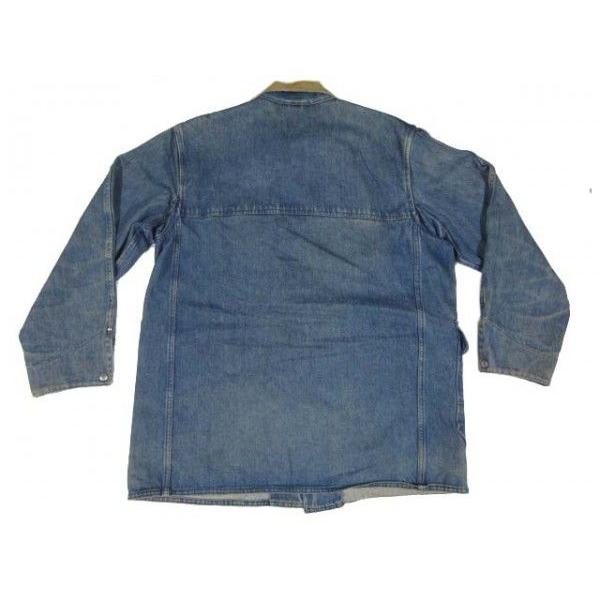 USA製 ラルフローレン デニム カバーオール ジャケット　M 襟 コーデュロイ POLO RALPH LAUREN Polo by Ralph Lauren/ポロ ラルフローレン