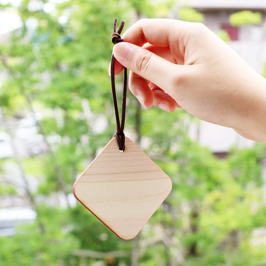 feellife アロマウッド ひのき ヒノキ アロマプレート しかく 土佐