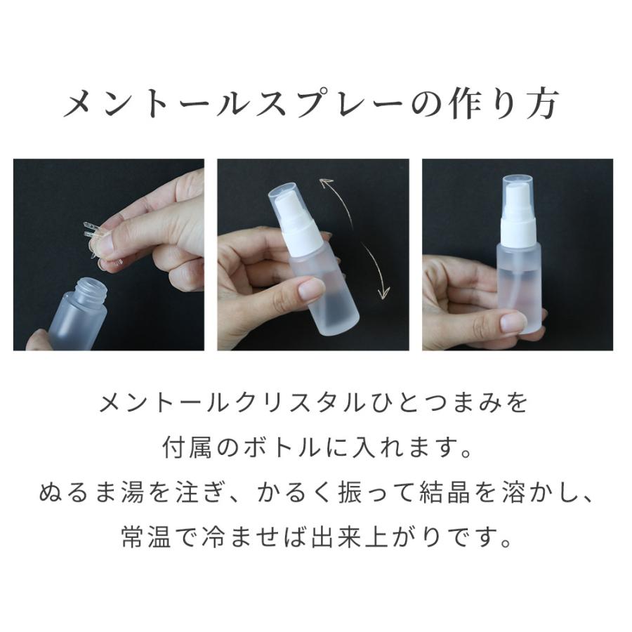 メントールセット メントールクリスタル 20g お試し少量 ハッカ脳 薄荷脳 消臭 ハッカ