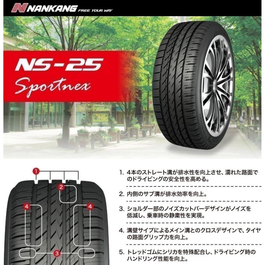 ナンカン NANKANG サマータイヤ NS-25 165/40R17 75V｜feelproject-shop｜02