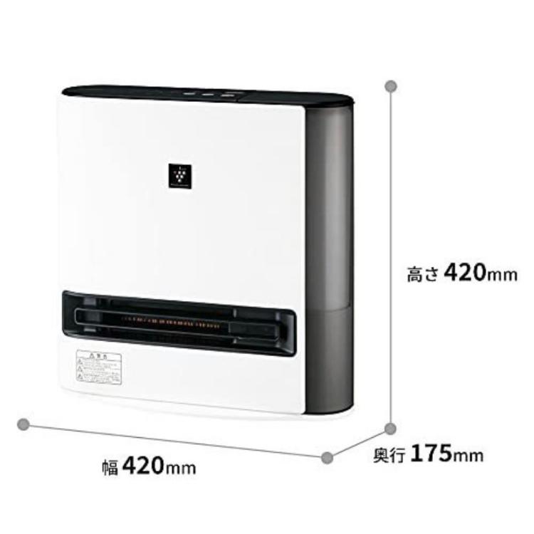 2022年製造 SHARP HX-PK12-W 加湿 セラミックファンヒーター ファン 
