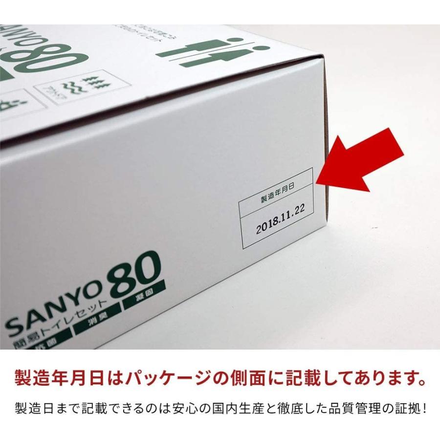 人気店舗 簡易トイレ SANYO80 80回分 15年間の長期保存が可能 日本製 抗菌 消臭 凝固剤 日本クリアランス -eraglonass.ru 人気店舗 簡易トイレ SANYO80 80回分 15年間の長期保存が可能 日本製 抗菌 消臭 凝固剤 日本クリアランス -eraglonass.ru