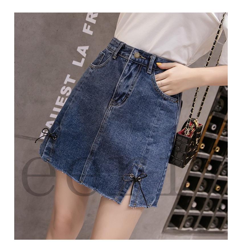 デニムスカートプリーツスカートフレアスカートレディースミニハイウエストaライン台形スカートデニム Ag346 フェリータ 通販 Yahoo ショッピング