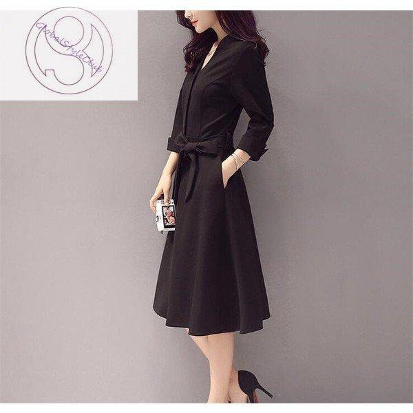 ワンピース秋ワンピース仕事用ol長袖スーツワンピースフォーマルドレス通勤服 Bf1deef12e8 フェリータ 通販 Yahoo ショッピング