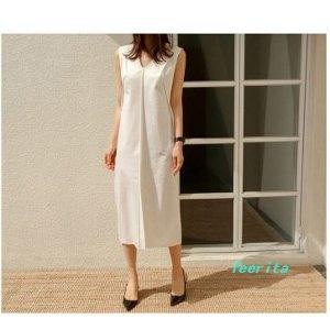 細く見えるワンピースシルエットが綺麗ひざ下丈ノースリーブsからxlエレガンスブラックホワイトきれいめ上品大人 Feed47d フェリータ 通販 Yahoo ショッピング