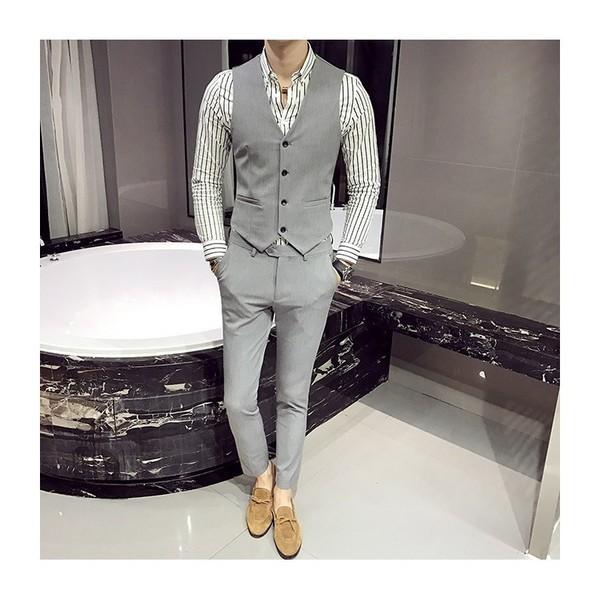 ジレ メンズ ベスト フォーマルベスト 紳士服 ビジネス 結婚式 パーティー シャツに似合う スーツベスト Fee フェリータ 通販 Yahoo ショッピング