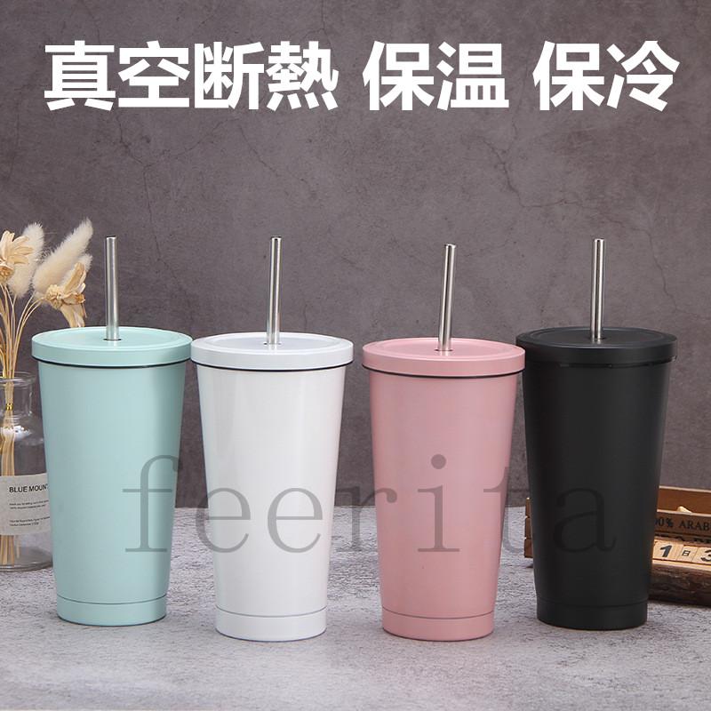 ステンレス タンブラー ふた付き ストロー おしゃれ コーヒー カップ 真空断熱 保温 保冷 ジュース コーヒー 氷のかけら 夏用 オフィス ミルクティー Fee304 1 フェリータ 通販 Yahoo ショッピング