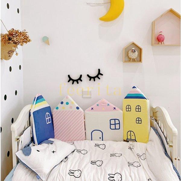 4個セットベッドガード赤ちゃんベビーベッドサイドガードクッションハウス型北欧おしゃれ Feeri 2877cd フェリータ 通販 Yahoo ショッピング