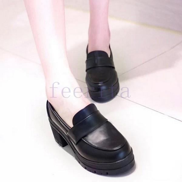 ちょい厚底 ちょいおでこ ローファー スクール 厚底 スクールシューズ ローファー かわいい 通学靴 高校生 可愛い コスプレ 女子 学生靴 Feeri Ftidddqaa1193 フェリータ 通販 Yahoo ショッピング