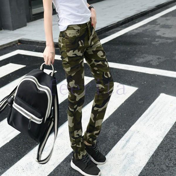 ワークパンツ カーゴパンツ レディース 迷彩柄カーゴパンツ カモフラ柄 スキニーパンツ スキニー ロングパンツ カモフラージュ レディース スリム 迷 Feeri Mqaa1554 フェリータ 通販 Yahoo ショッピング