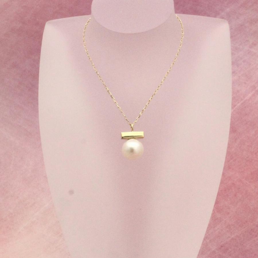 イエローゴールド 一粒パールネックレス 淡水パール タンスイ fefプライス |  | 03