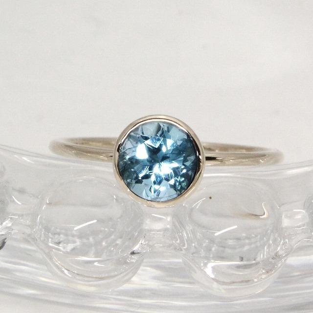 K10イエローゴールド ブルートパーズ 11月 誕生石 重ね着けリング 指輪 fefプライス |  | 01