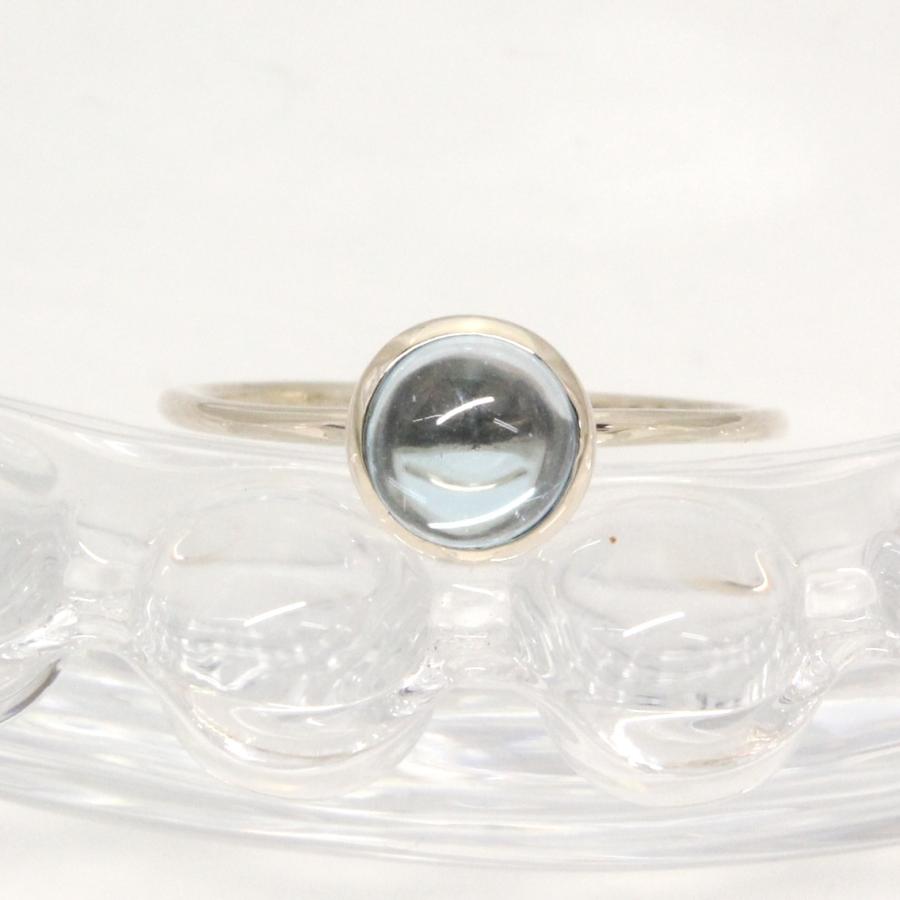 K10イエローゴールド ブルートパーズ カボション 11月 誕生石 重ね着けリング 指輪 fefプライス |  | 01